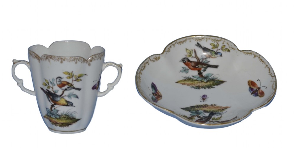 19th century helena wolfsohn hot chocolate porcelain cup and saucer