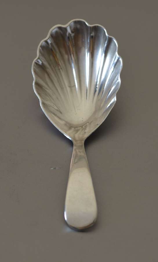 Silver Caddy Spoon by London Silversmith William Eaton 1820