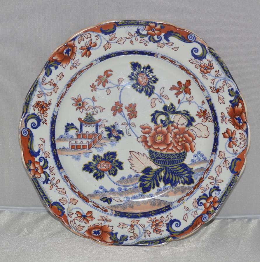 Victorian Amherst Japan Stone Ware Plate c1840