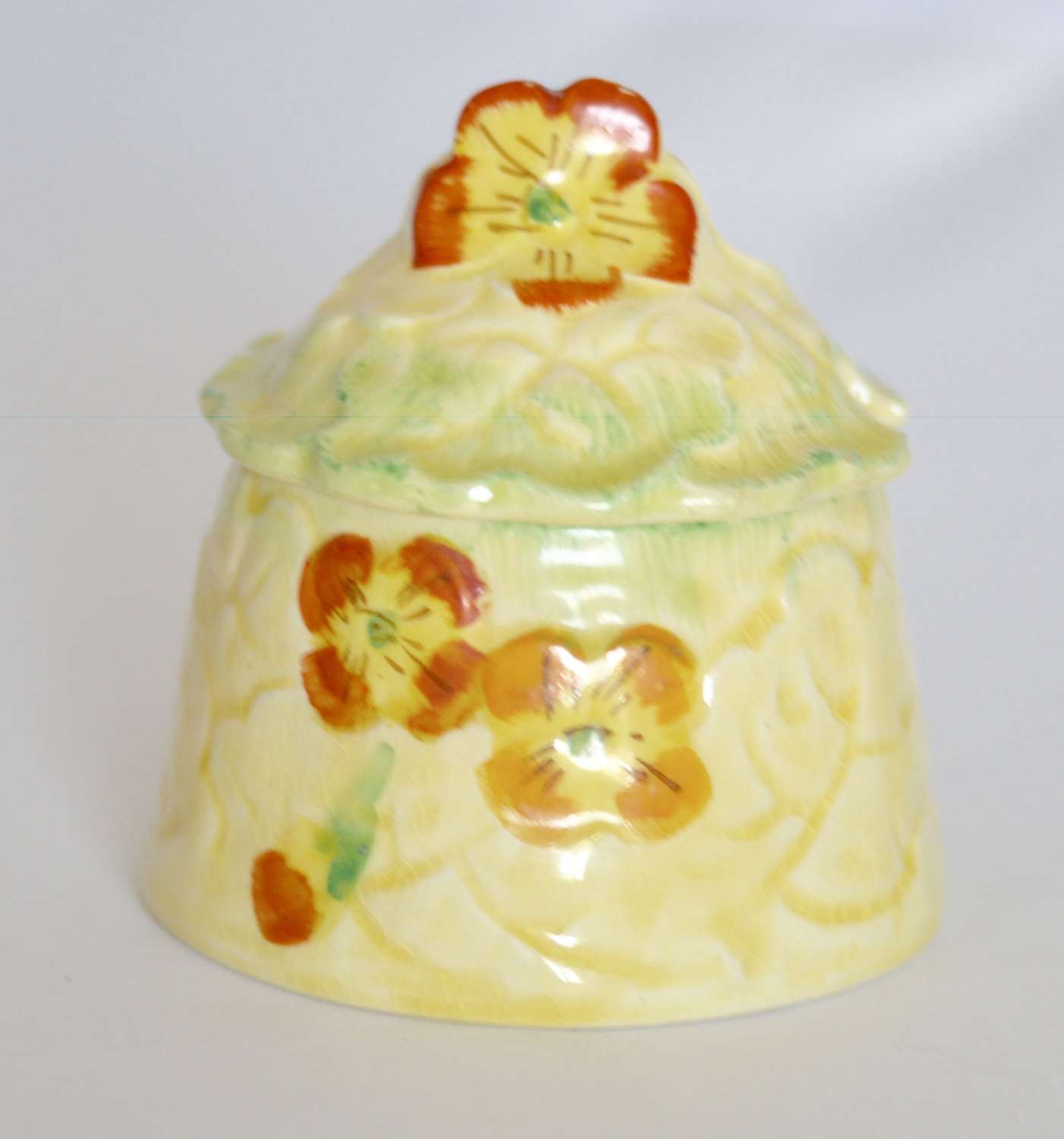 Kensington KPH Ware Jam Preserve Pot Jar c1922 - 1937 Primula Pattern