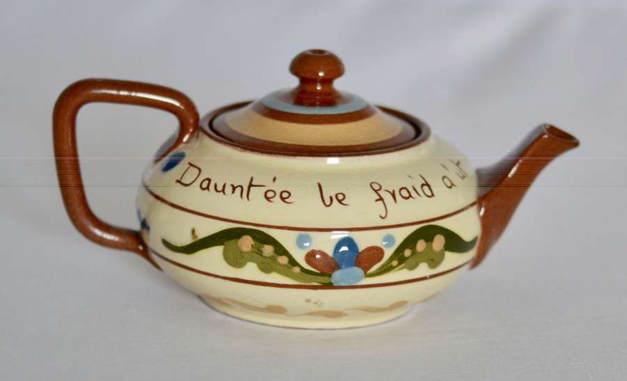 1885 / 1887 Early & Rare Torquay Pottery Tea Pot