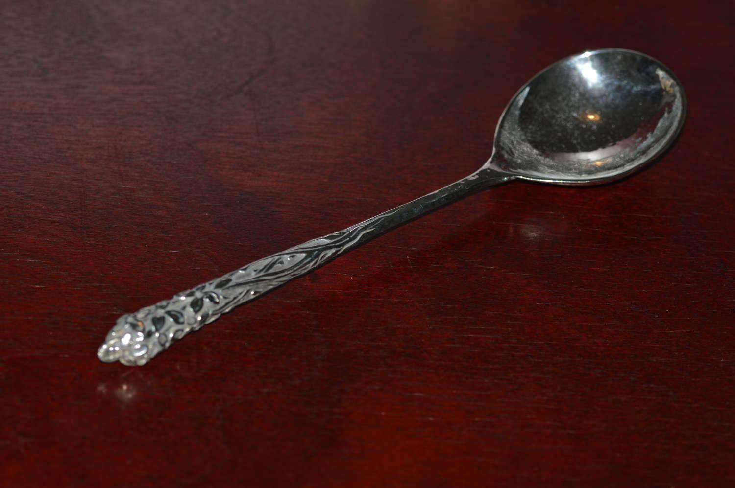 Omar Ramsden 1937 Silver Berry Spoon - Rare