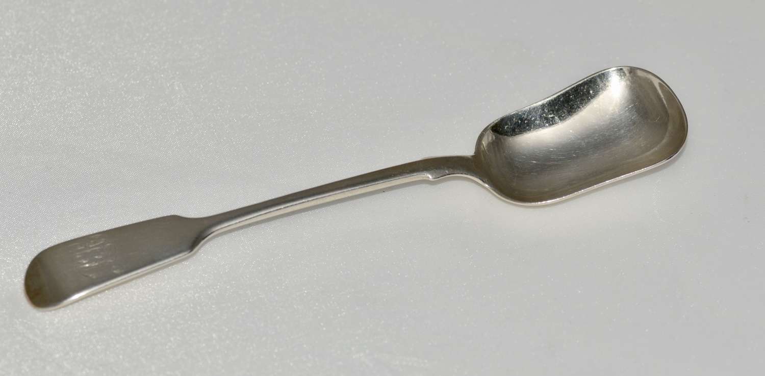 1897/98 Victorian Silver Long Handed Caddy Spoon by Charles Boyton