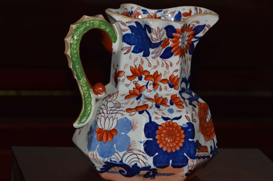 A substantial 19th Century Masons Ironstone Hydra Jug or Pitcher