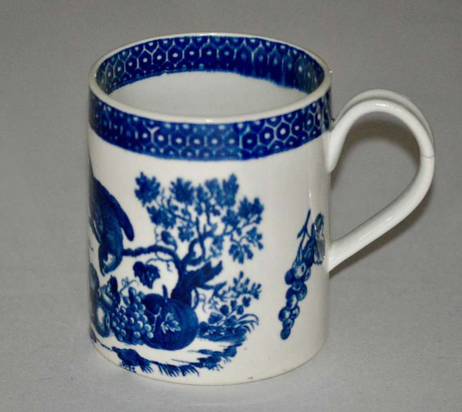 18th Century Worcester Porter Mug 1770- 75