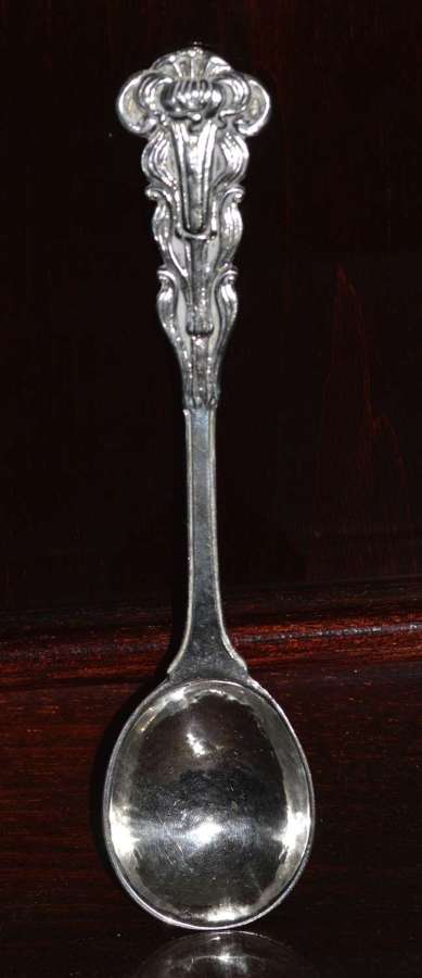 1934 Omar Ramsden Hammered Silver Spoon