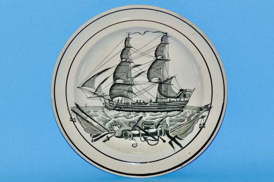 Early 19th Century Dillwyn & Co. Pearlware Plate