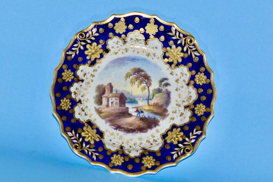 Early 19th Century Ridgway Porcelain Dessert Plate