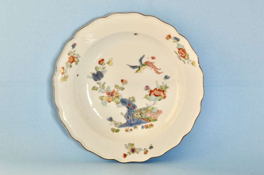 Meissen Plate - Painted in Kakiemon style - Circa 1740